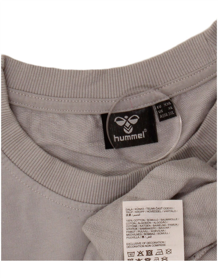 Ανδρικό φούτερ HUMMEL Jumper 2XL Γκρι βαμβακερό