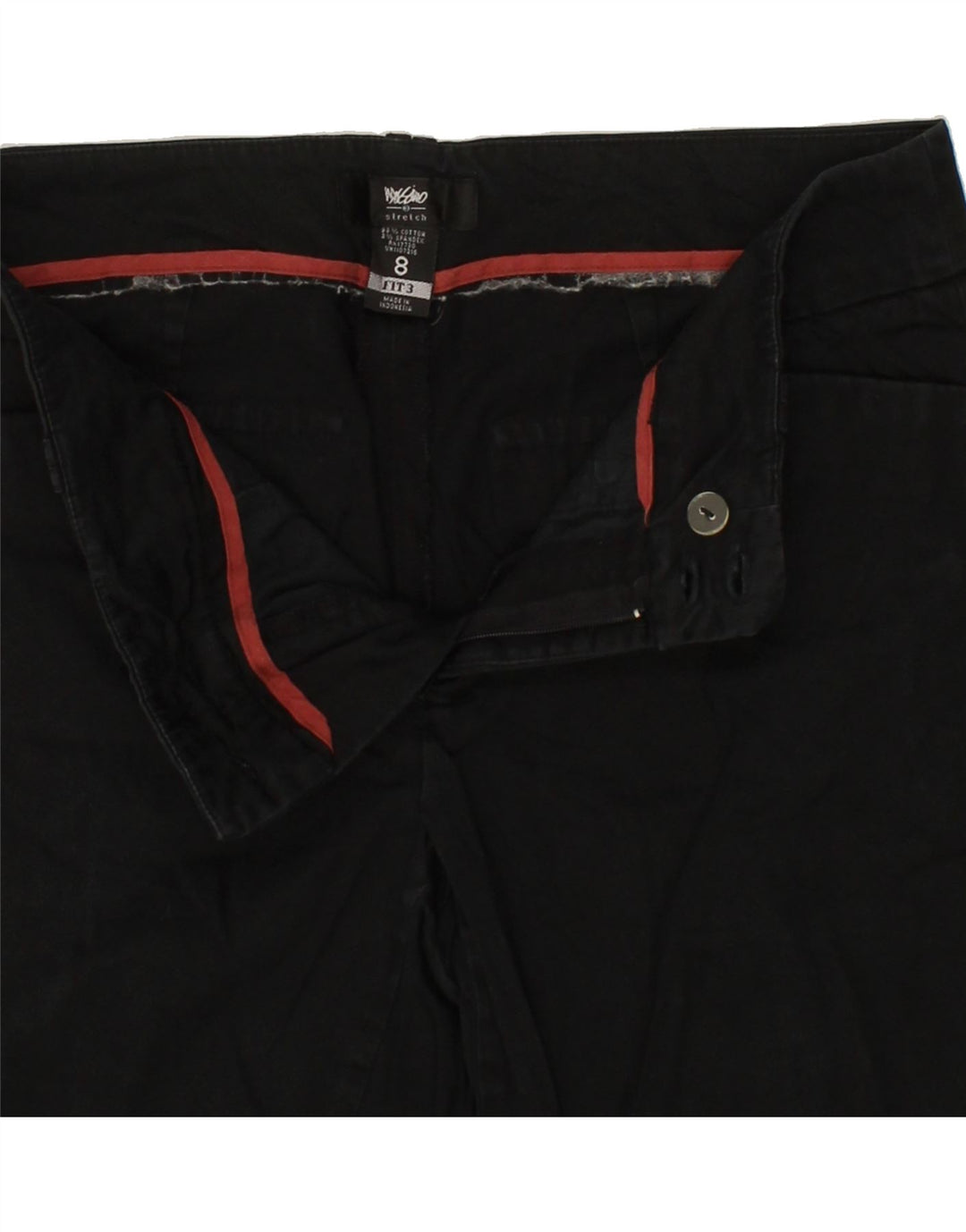 MOSSIMO Womens Bermuda Shorts US 8 Medium W30 Black Cotton Vintage Mossimo and Second-Hand Mossimo from Messina Hembry 