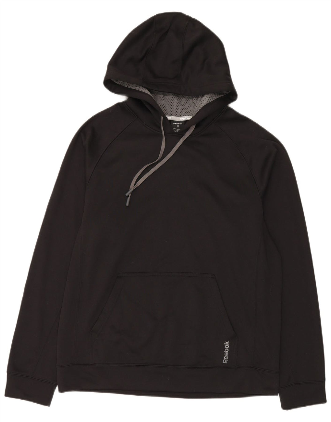 Ανδρικό Reebok Hoodie Jumper Μεσαίο μαύρο πολυεστέρα