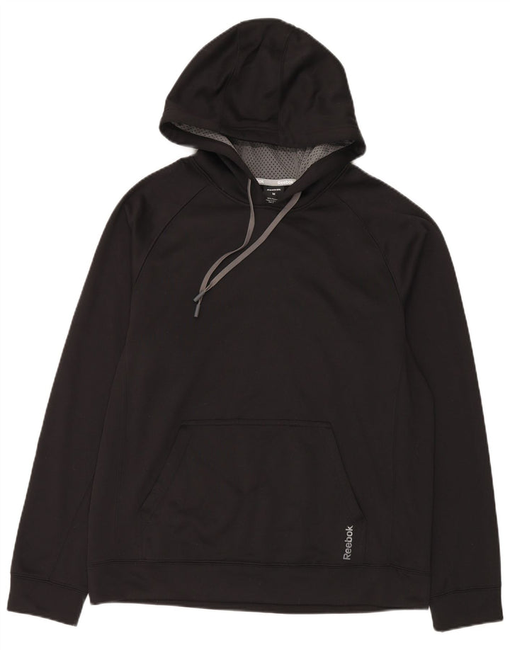 Ανδρικό Reebok Hoodie Jumper Μεσαίο μαύρο πολυεστέρα
