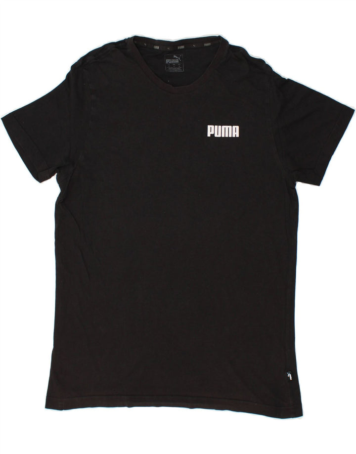PUMA Mens T-Shirt Top Small Black Cotton Vintage Puma and Second-Hand Puma from Messina Hembry 