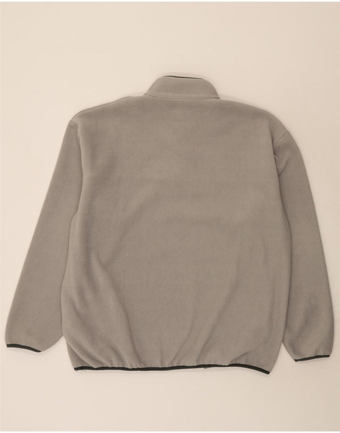 Champion Ανδρικά κουμπιά Fleece Jumper με μεγάλο γκρι πολυεστέρα