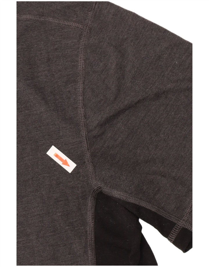 Ανδρικό T-Shirt Carhartt με Χαλαρή Εφαρμογή Top Medium Grey Colorblock Πολυεστέρας