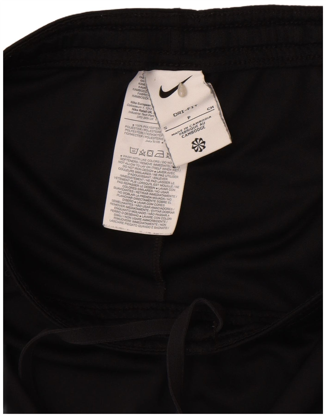 Ανδρικό αθλητικό σορτς Nike Regular Fit Μικρό μαύρο χρώμα από πολυεστέρα