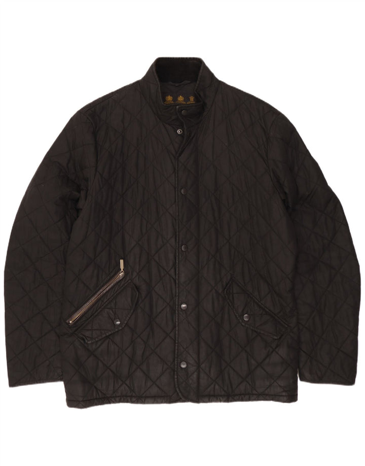 Ανδρικό καπιτονέ μπουφάν Barbour UK 40 Large Black
