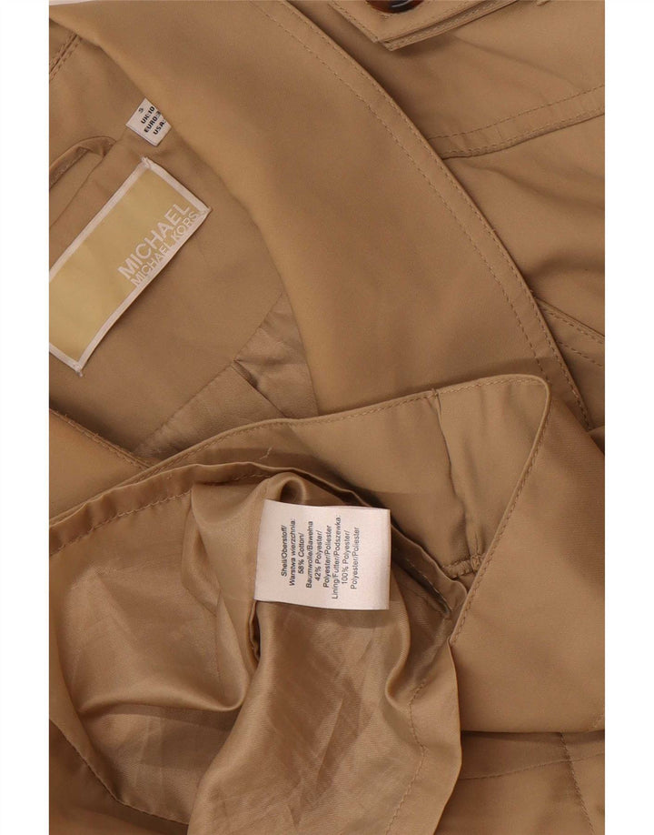 Michael Kors Γυναικεία καμπαρντίνα UK 10 Small Beige Cotton