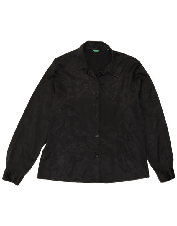 Γυναικείο πουκάμισο Benetton IT 48 XL Μαύρο Animal Print Polyester