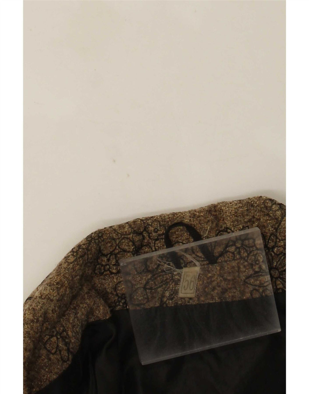Vintage Γυναικείο Μπουφάν Blazer με 4 Κουμπιά IT 56 4XL Καφέ Floral