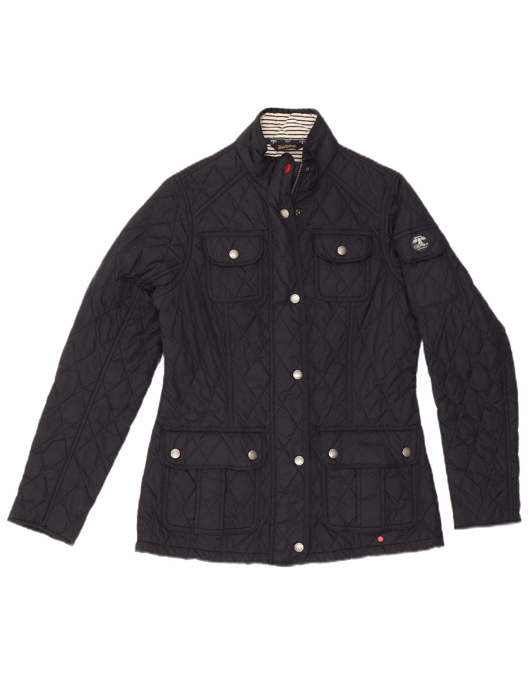 Γυναικείο καπιτονέ μπουφάν BARBOUR UK 10 Small Navy Blue Polyamide
