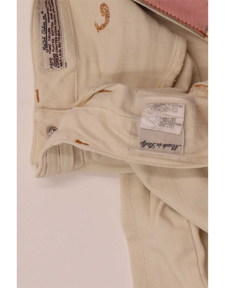 Jacob Cohen Γυναικείο Slim Jeans W28 L30 Μπεζ βαμβακερό