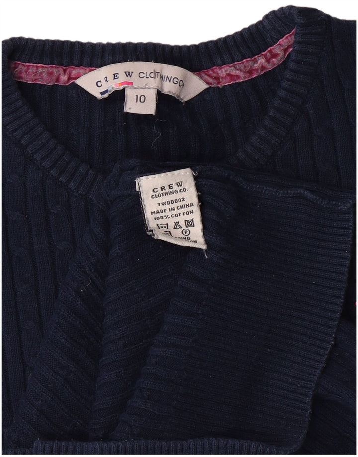Crew Clothing Γυναικεία πουλόβερ με λαιμό σκάφος UK 10 Small Navy Blue Classic