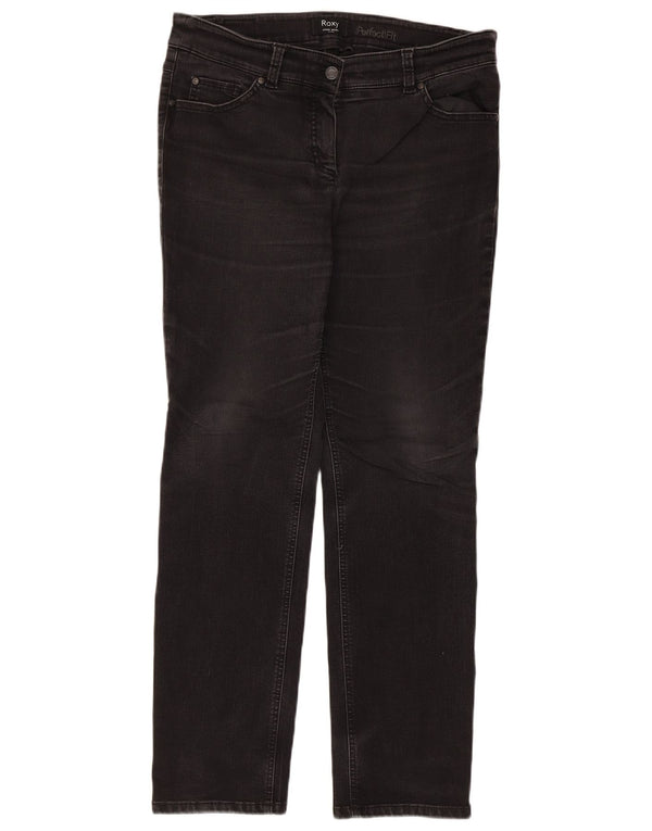 Roxy Γυναικείο Slim Jeans UK 18 XL W32 L30 Μαύρο βαμβακερό