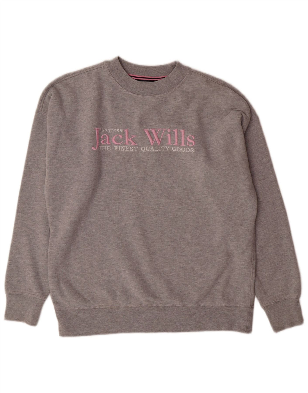 Γυναικείο γραφικό φούτερ JACK WILLS Jumper UK 8 Small Grey Flecked
