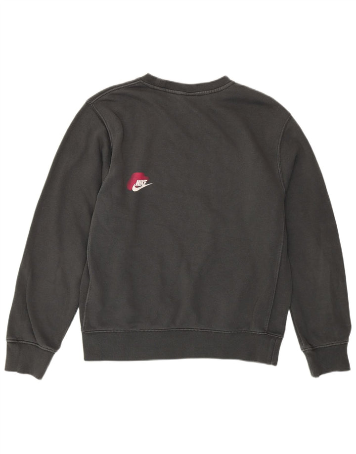 Ανδρικό γραφικό φούτερ NIKE Jumper Μικρό γκρι βαμβακερό