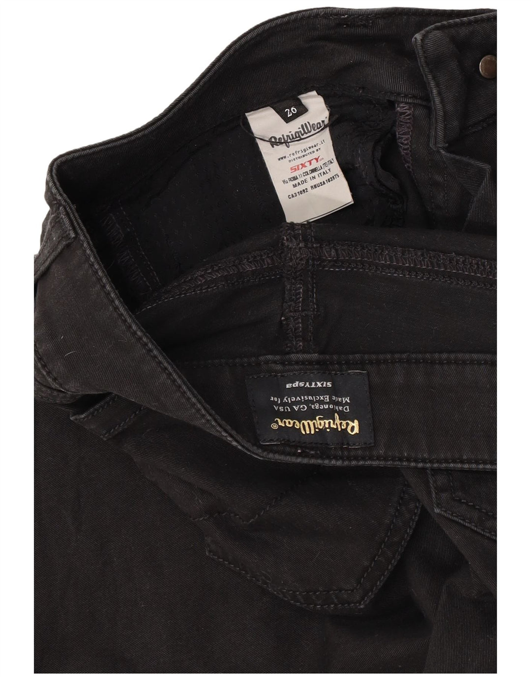Γυναικείο casual σορτς Refrigiwear W26 Μικρό μαύρο βαμβακερό