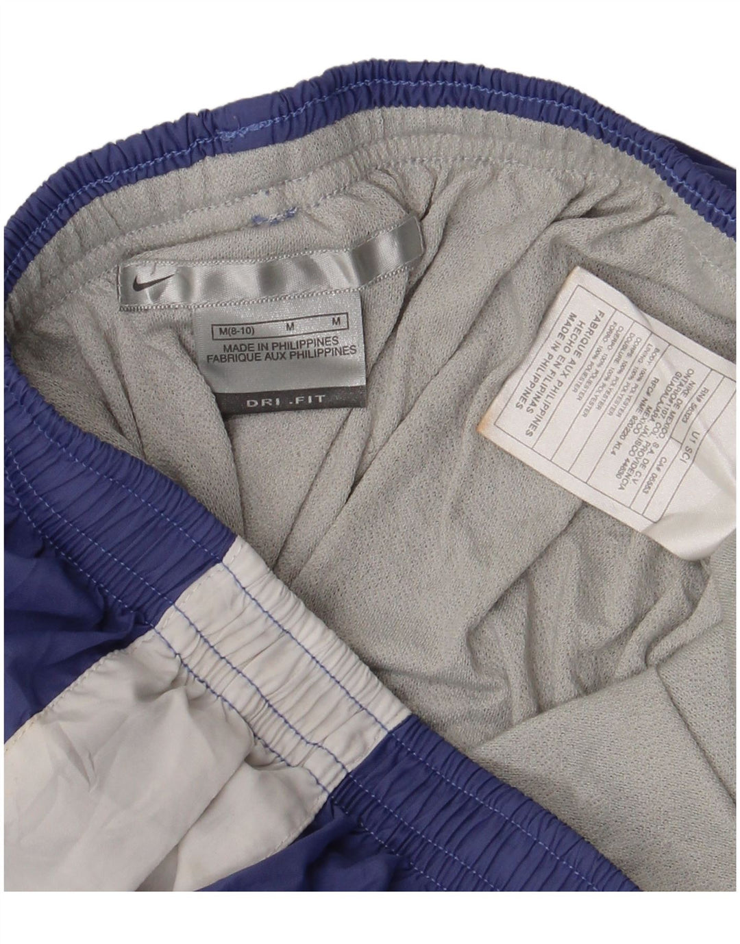 Γυναικείο αθλητικό σορτς NIKE Dri Fit US 8/10 μεσαίου μπλε χρώματος πολυεστέρας