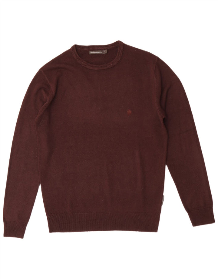 Ανδρικό πουλόβερ French Connection Regular Fit Crew Neck Jumper Medium Maroon
