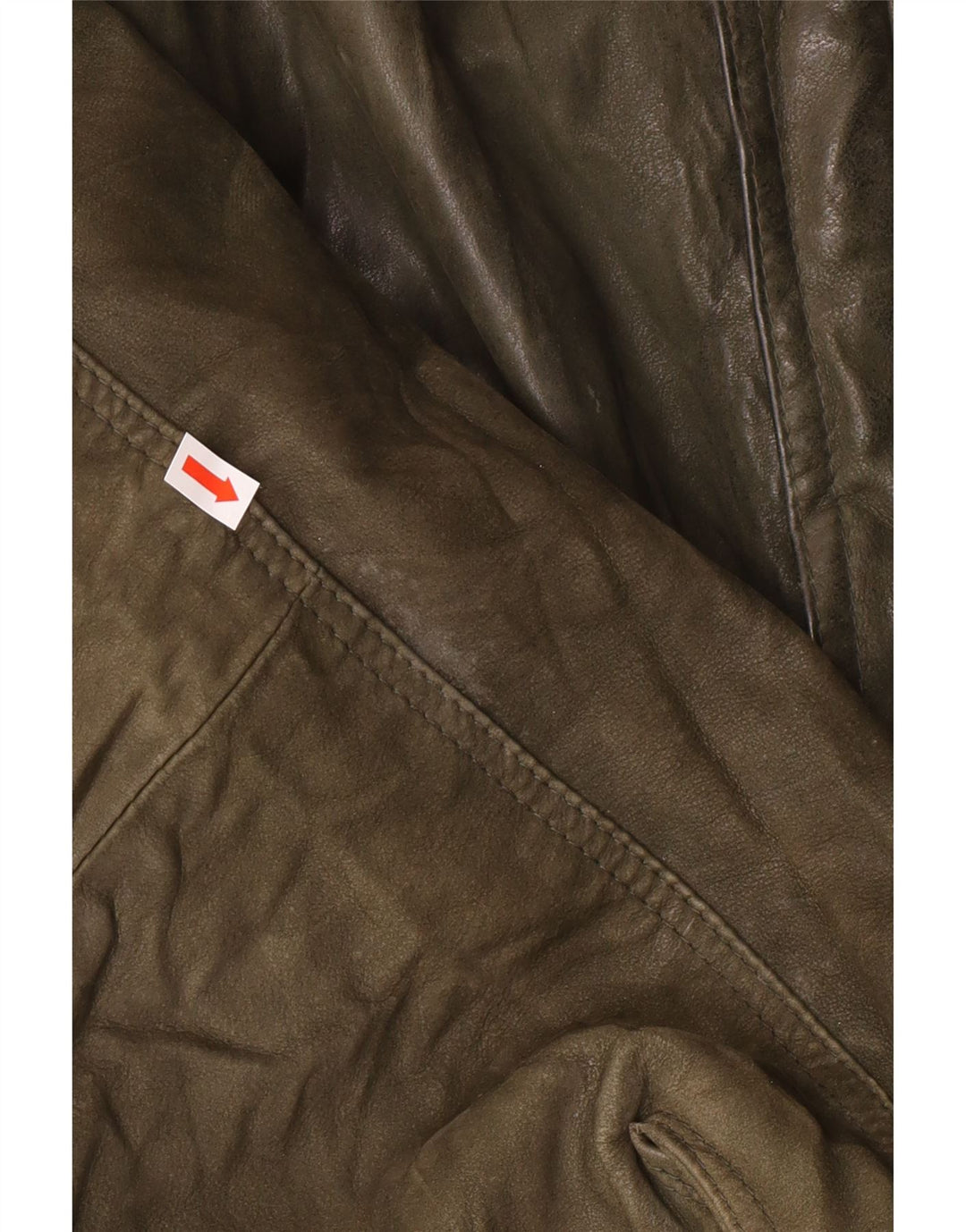 Vintage Ανδρικό Δερμάτινο Μπουφάν IT 52 XL Δερμάτινο Χακί