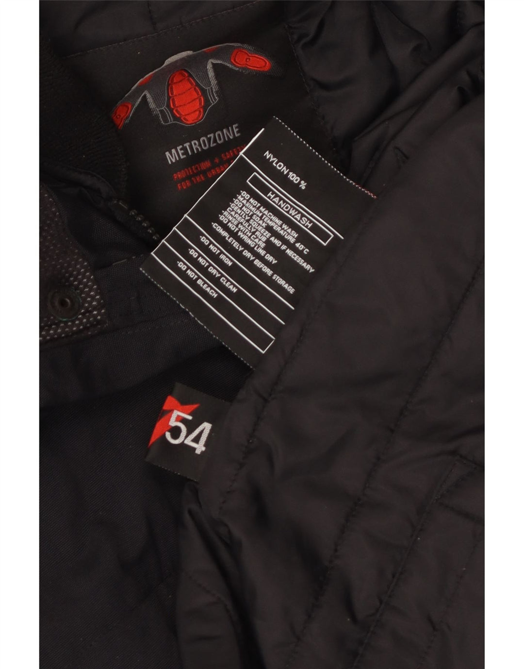 Vintage Ανδρικό Μπουφάν IT 54 2XL Μαύρο Nylon