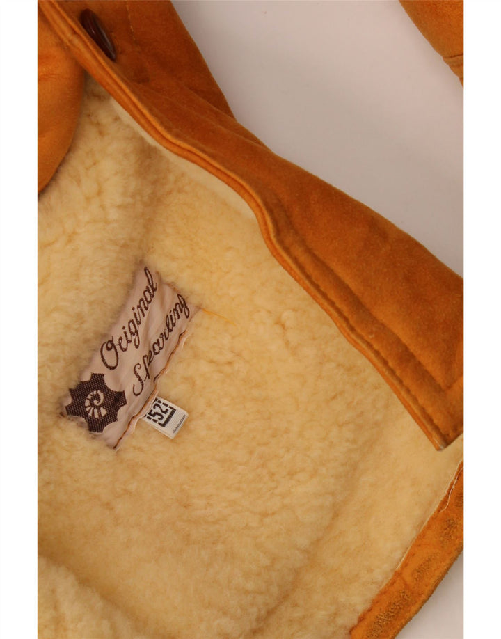 Vintage Ανδρικό Shearling Jacket IT 56 XL Brown Shearling