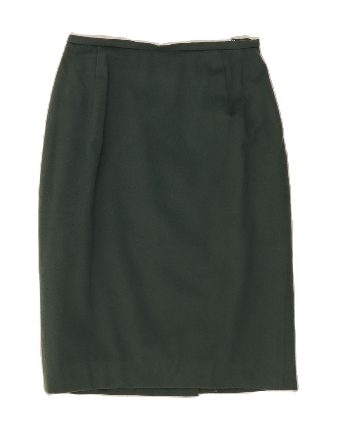 JAEGER Womens Pencil Skirt UK 10 SmallW27  Green Wool Vintage Jaeger and Second-Hand Jaeger from Messina Hembry 