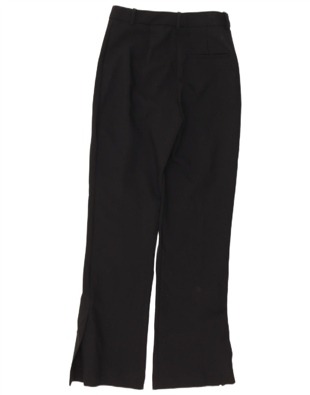 Zara Γυναικείο παντελόνι Chino Bootcut Μικρό W26 L31 Μαύρο πολυεστέρα