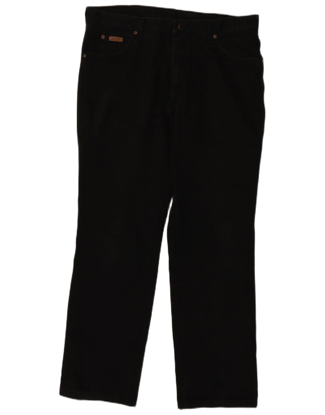 Ανδρικό τζιν WRANGLER ίσιο W38 L32 Μαύρο