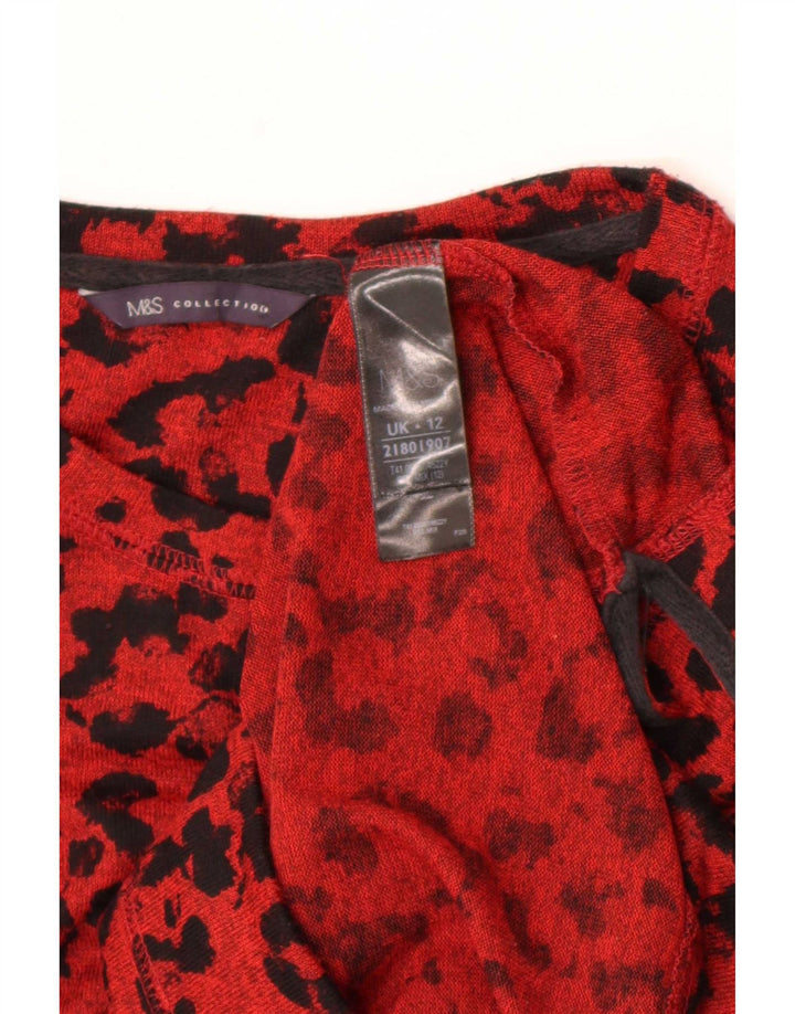 Marks & Spencer Γυναικείο πουλόβερ με λαιμόκαυστο UK 12 Medium Red