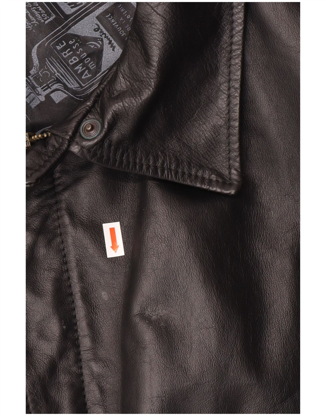 Vintage Ανδρικό Military Bomber Δερμάτινο μπουφάν UK 42 XL Μαύρο