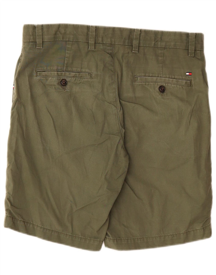 Ανδρικό σορτς Chino Tommy Hilfiger W30 από μεσαίο χακί βαμβακερό