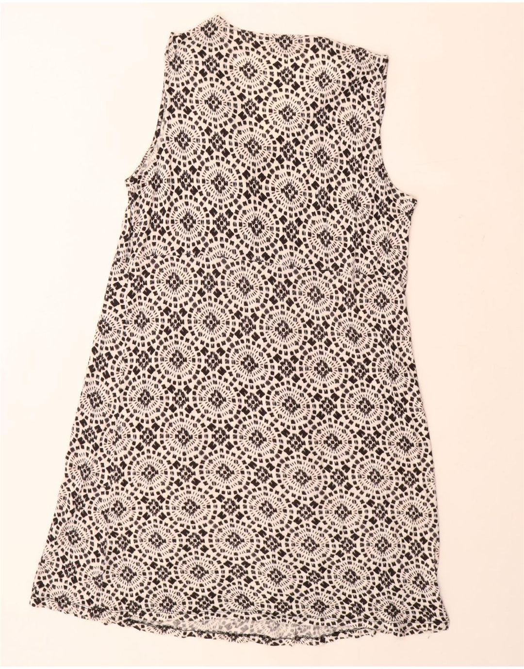 MICHAEL KORS Γυναικείο αμάνικο φόρεμα A-Line UK 18 XL Μαύρο φλοράλ ρεγιόν