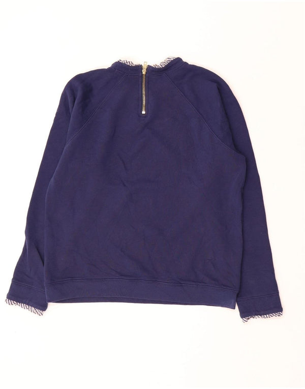Γυναικεία φούτερ J. CREW Jumper UK 14 Medium Navy Blue Cotton