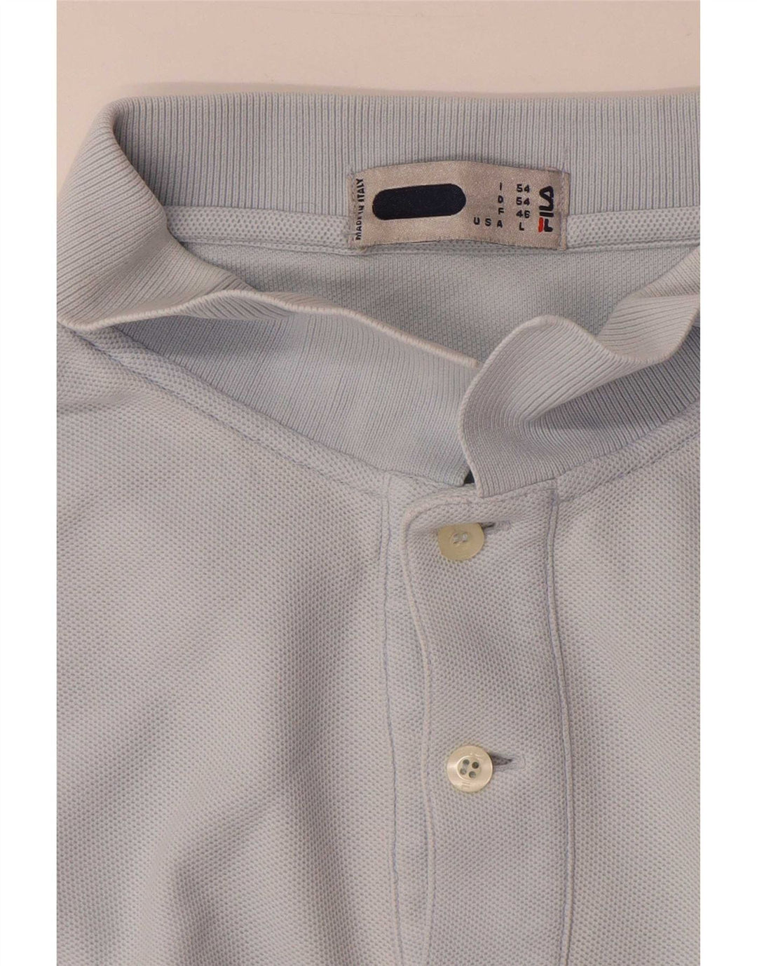 Fila Ανδρικό πουκάμισο πόλο IT 54 XL Μπλε βαμβακερό