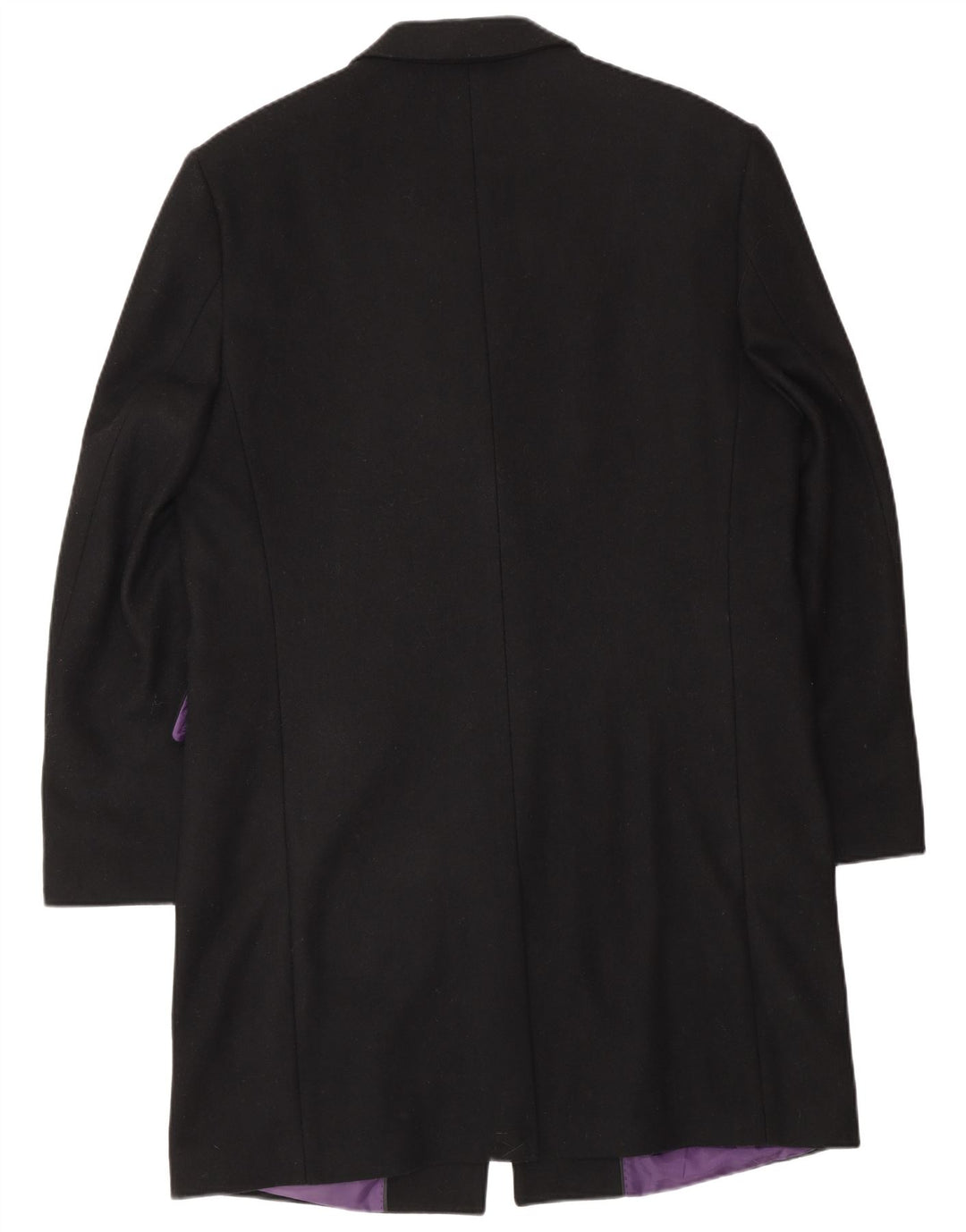 Ανδρικό πανωφόρι Jeff Banks UK 36 Small Black Wool