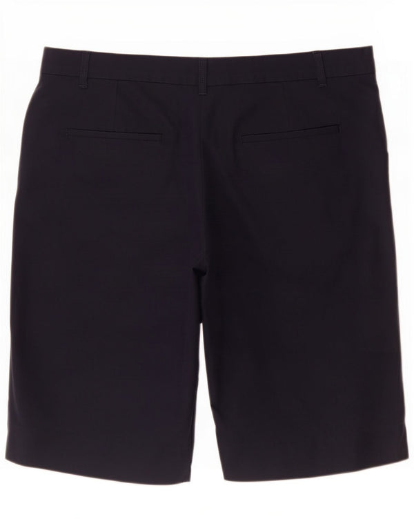 Marks & Spencer Γυναικείο σορτς Chino UK 14 μεγάλο W34 Navy Blue βαμβακερό