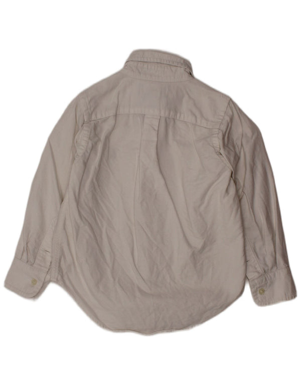 RALPH LAUREN Βρεφικό πουκάμισο για αγόρια 18-24 μηνών Λευκό βαμβακερό