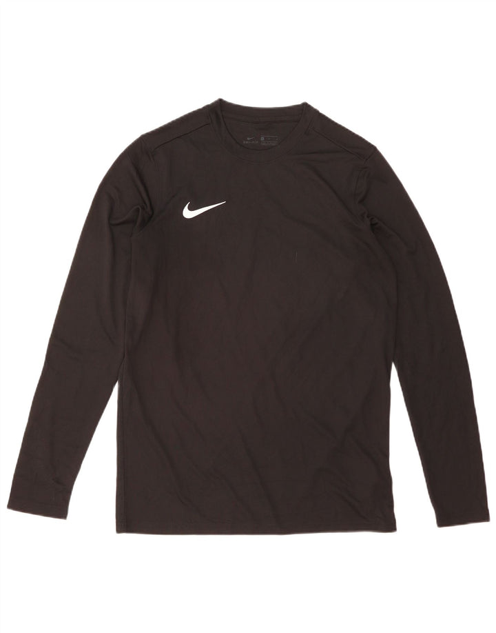 Ανδρικό τοπ Nike Dri Fit Μακρυμάνικο μεσαίο μαύρο πολυεστέρας