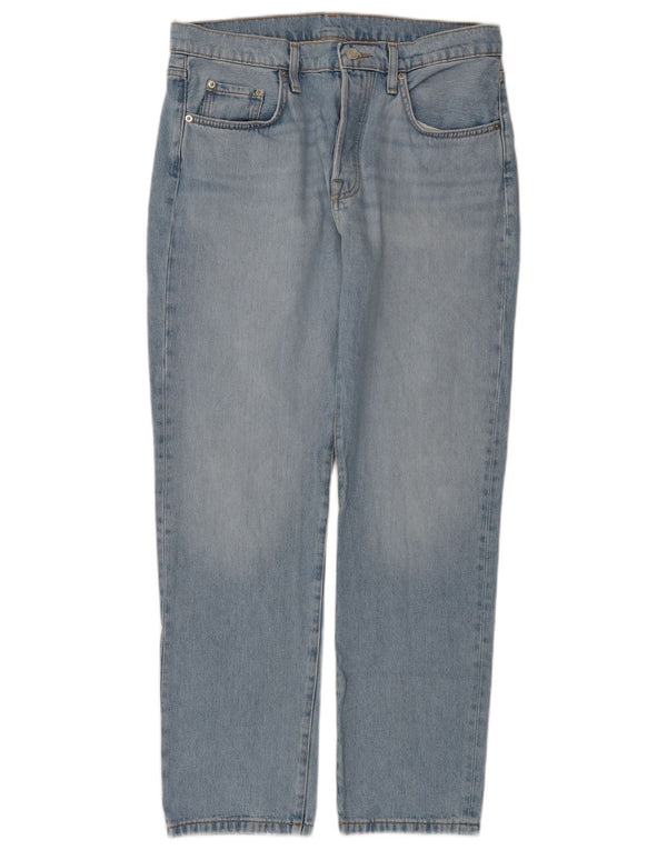 Massimo Dutti γυναικείο ψηλόμεσο τζιν EU 44 XL W34 L30 Μπλε βαμβακερό