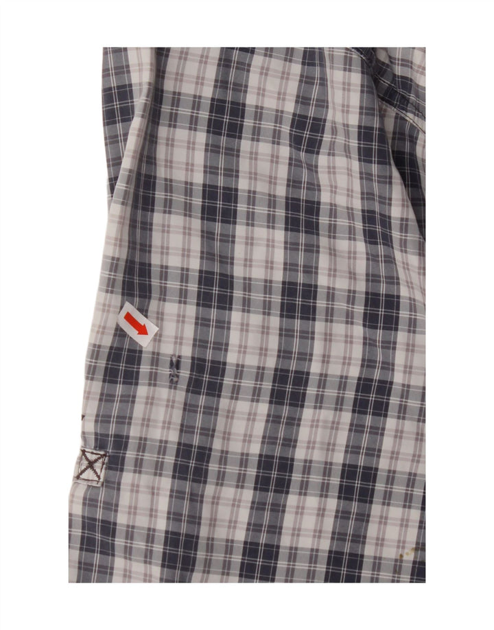 COLUMBIA Ανδρικό πουκάμισο Titanium 2XL Navy Blue Check Polyester