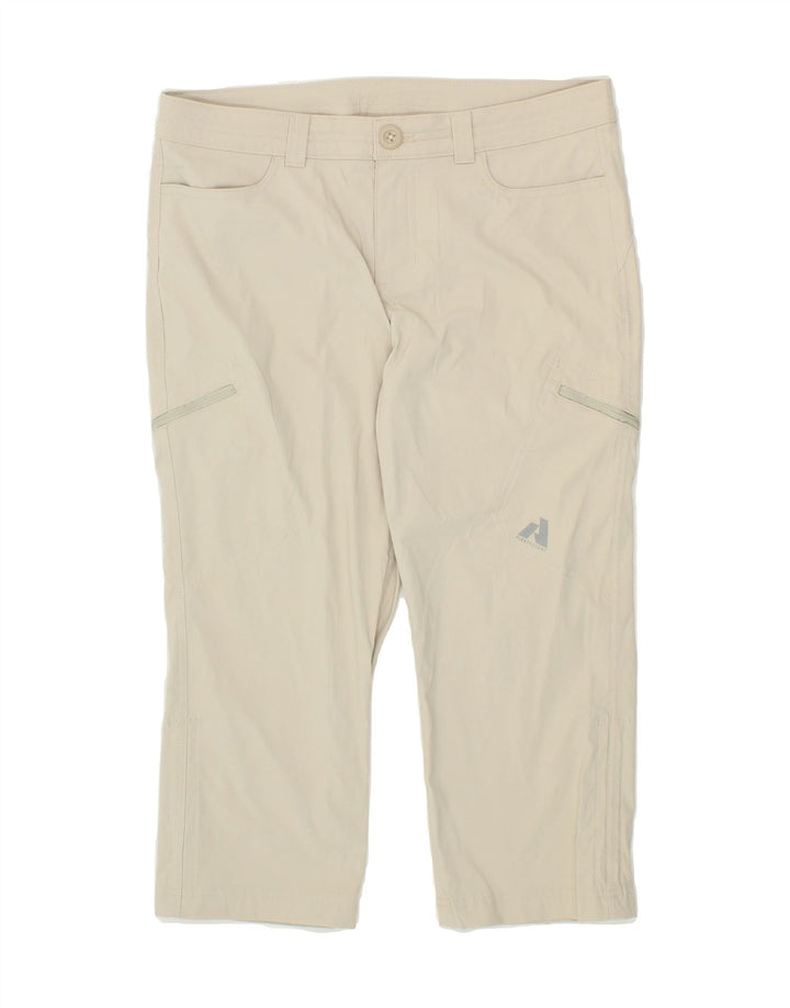 EDDIE BAUER Womens Straight Cargo Capri Trousers US 6 Medium W32 L20 Beige Vintage Eddie Bauer and Second-Hand Eddie Bauer from Messina Hembry 