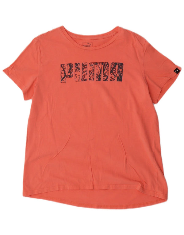 Γυναικείο γραφικό μπλουζάκι Puma Top UK 16 Large Pink