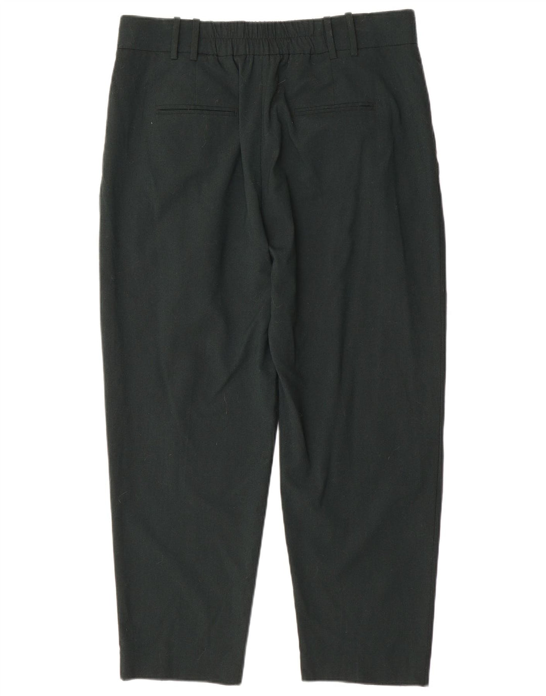 Zara Γυναικείο κομμένο παντελόνι XL W36 L26 Πράσινο Πολυεστέρα