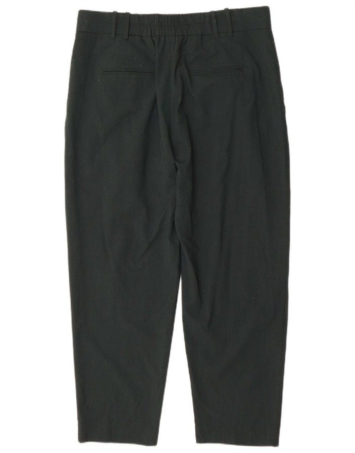 Zara Γυναικείο κομμένο παντελόνι XL W36 L26 Πράσινο Πολυεστέρα