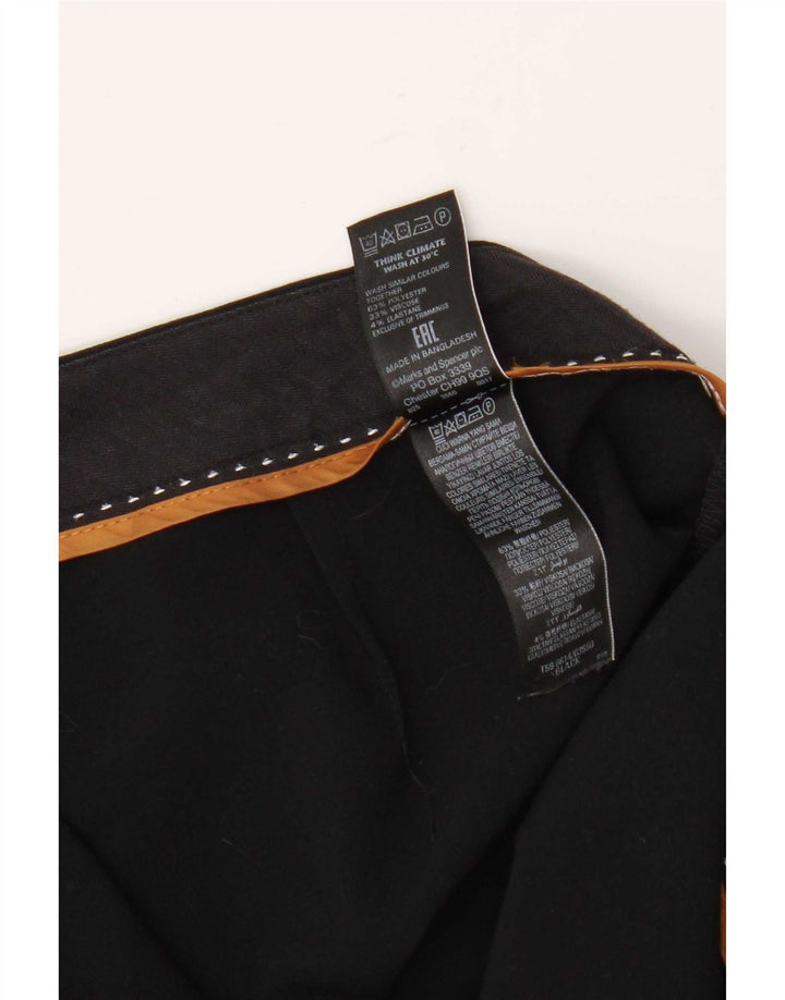 Marks & Spencer γυναικείο μποτάκι παντελόνι UK 12 Medium W32 L30 μαύρο