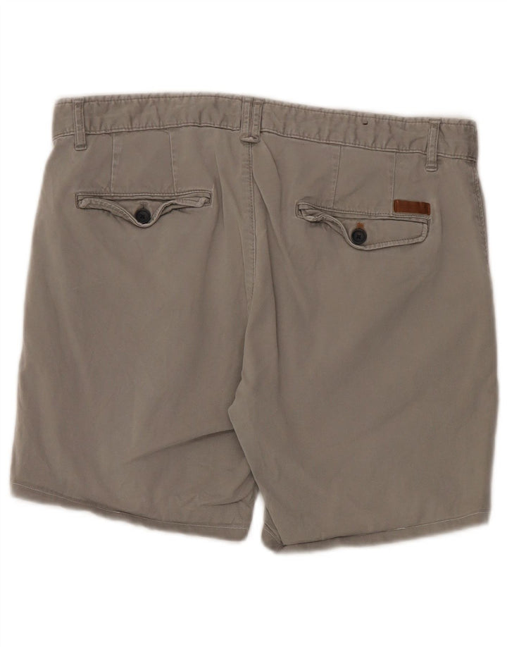 Zara Ανδρικό σορτς Chino EU 42 Large W32 Γκρι