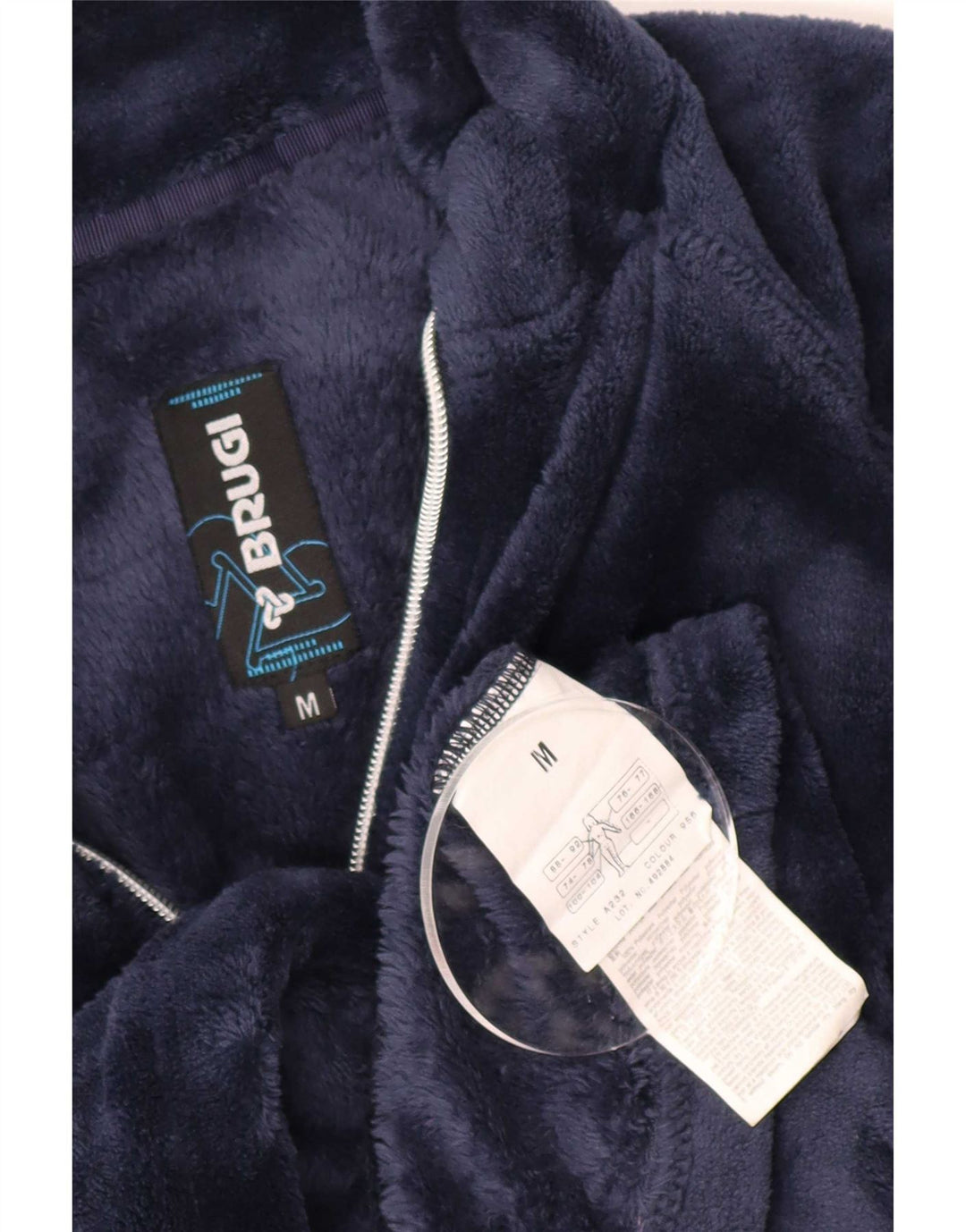 Brugi Γυναικείο Fleece Jacket UK 14 Medium Navy Blue Polyester