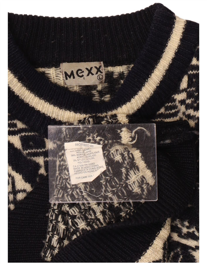 Γυναικείο πουλόβερ MEXX Crew Neck Jumper UK 16 Μεγάλο πολύχρωμο γεωμετρικό