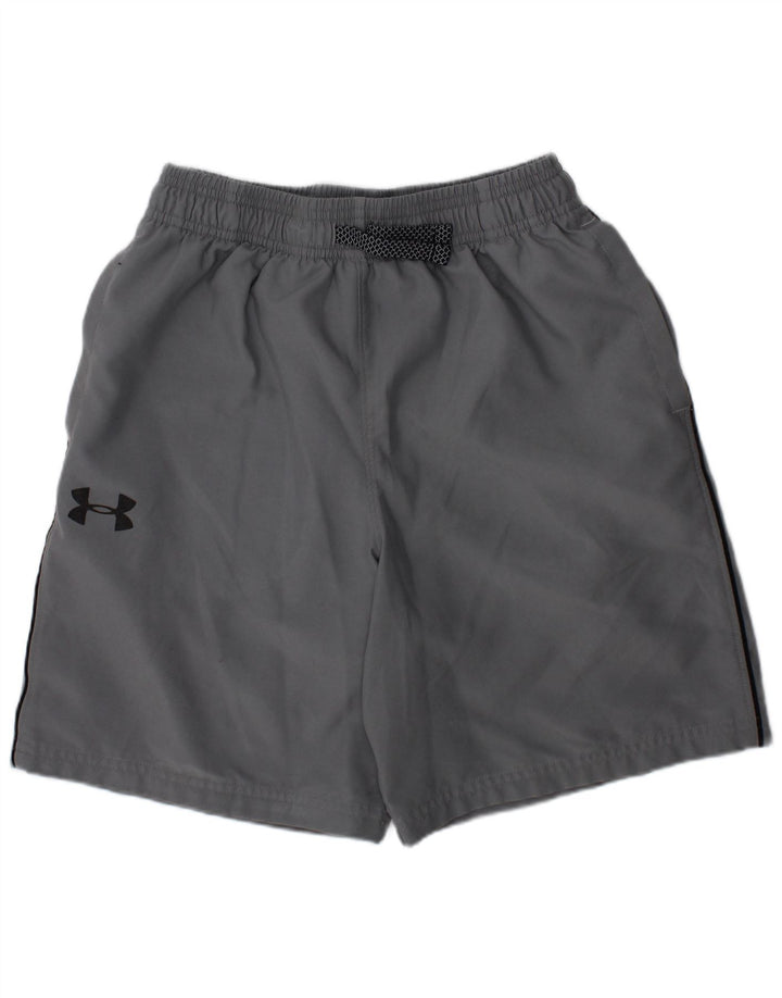 Under Armour Boys γραφικά αθλητικά σορτς 10-11 ετών Medium Grey Sports