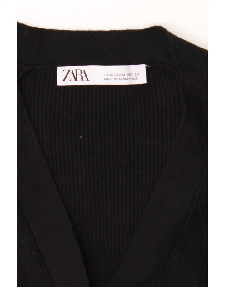 Zara Γυναικείο πουλόβερ UK 14 Medium Black