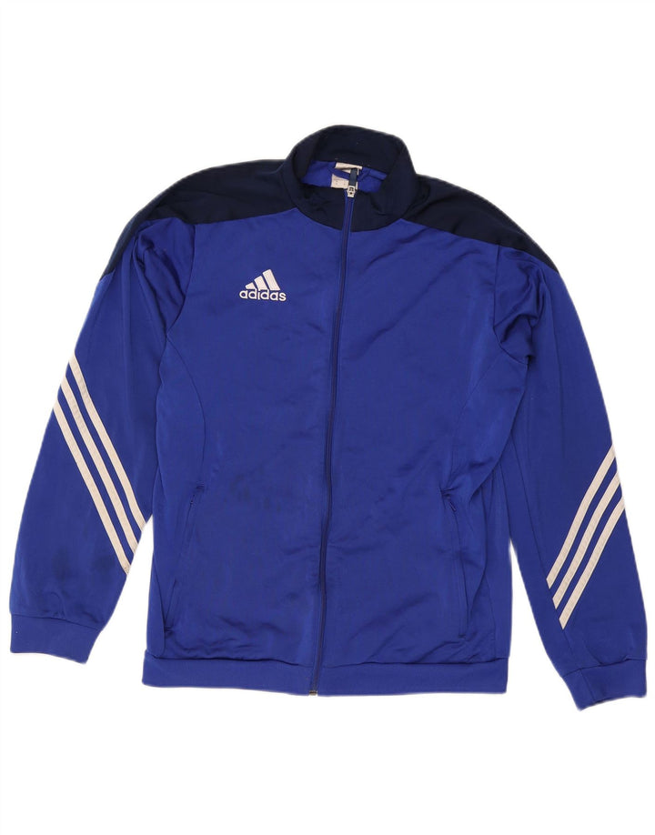 Ανδρική αθλητική φόρμα Adidas Top Jacket μεσαίου μπλε χρώματος πολυεστέρας
